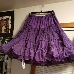 Vintage Royal Purple Crinoline Tutu-Farm Chicks!